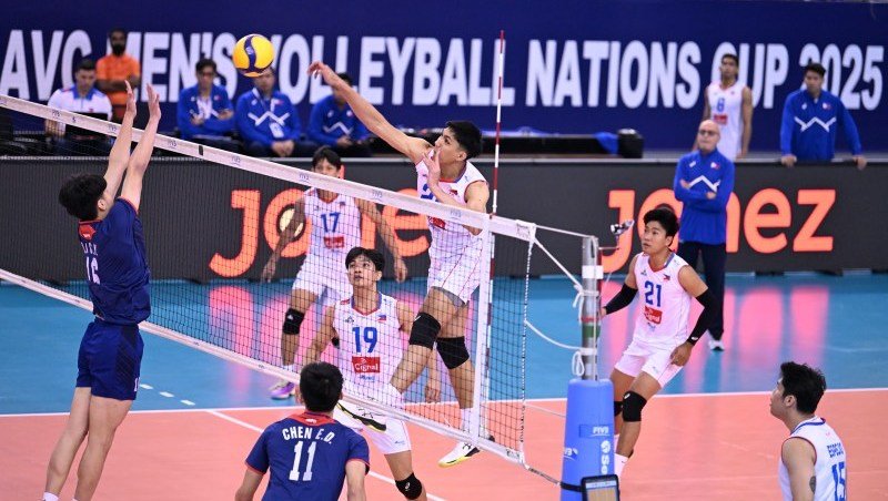 Tuyển bóng chuyền nam Philippines là đội đầu tiên bị loại ở AVC Nations Cup 2025