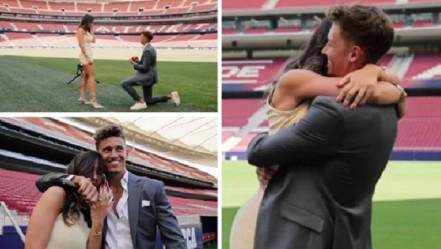 Tuyển thủ Tây Ban Nha thầu cả SVĐ của Atletico Madrid để cầu hôn bạn gái