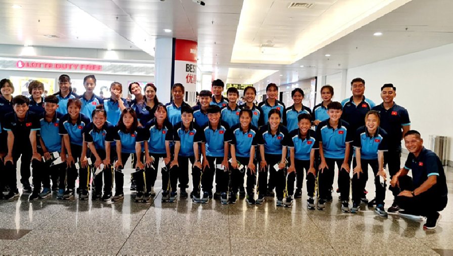 U18 nữ Việt Nam lên đường sang Indonesia tham dự giải Đông Nam Á