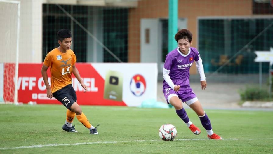 Đội tuyển nữ Việt Nam hòa U15 futsal Thái Sơn Bắc sau trận cầu 4 bàn thắng