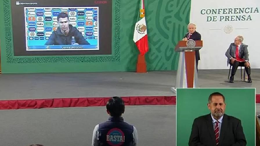 Tổng thống Mexico dùng Ronaldo như biểu tượng chống béo phì