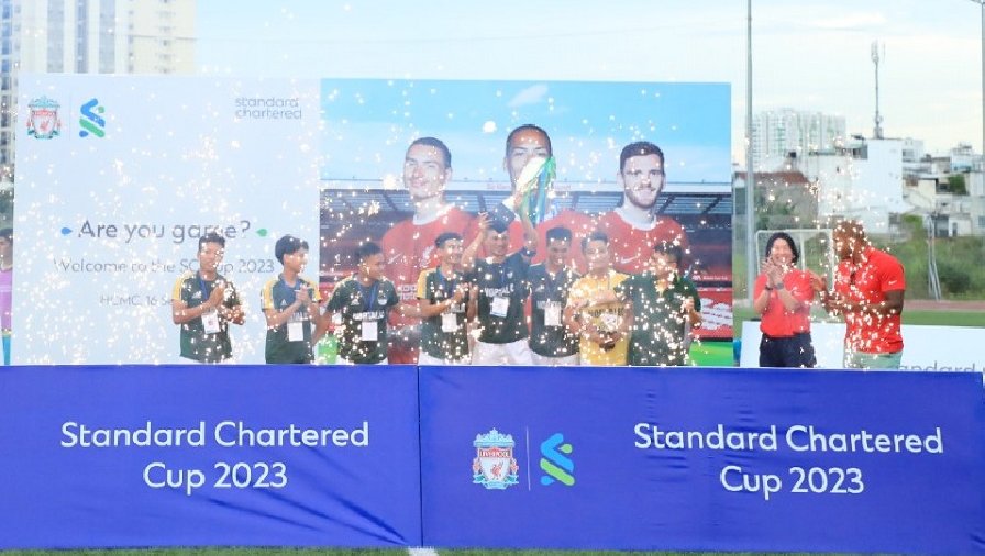 Giải bóng đá Cúp Standard Chartered 2023 tìm ra chủ nhân tấm vé tới Anfield