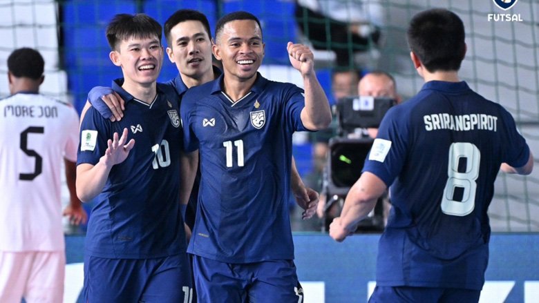 ĐT futsal Thái Lan thắng bùng nổ cả 2 trận, sớm vào vòng 1/8 World Cup 2024