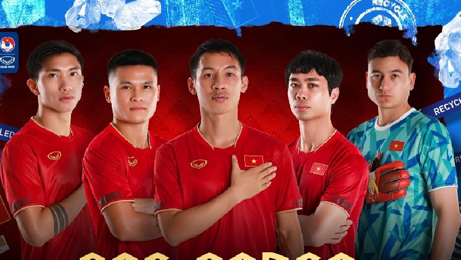 ĐT Việt Nam ra mắt mẫu áo đấu mới phục vụ cho AFF Cup 2022