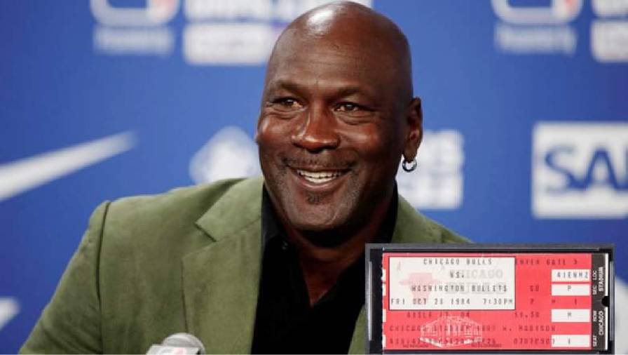 Cuống vé xem Michael Jordan thi đấu có giá... 6 tỷ đồng