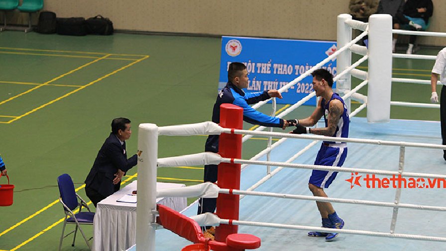 Các đoàn dự Boxing Đại hội 'việt vị' vì đoán sai hạng cân của Trương Đình Hoàng