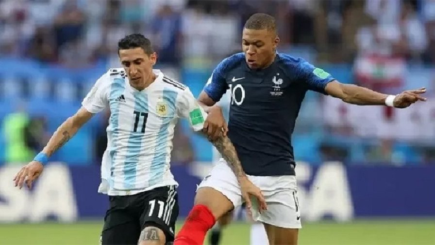 Trận Argentina vs Pháp ai kèo trên, chấp mấy trái?