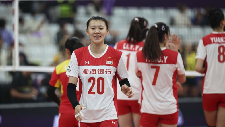 Chủ nhà Trung Quốc thắng đối thủ khó để giành danh hiệu ở giải Vô địch các CLB nữ thế giới 2023