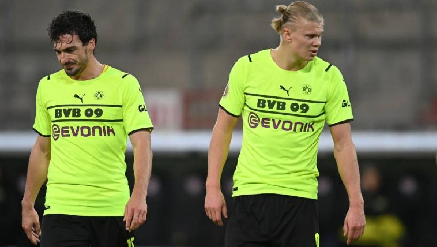Dortmund bị loại khỏi cúp QG Đức sau thất bại tủi hổ trước đội bóng hạng 2