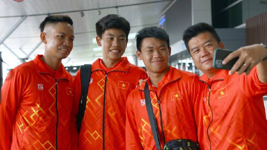 ĐT quần vợt trẻ Việt Nam lên đường sang Sri Lanka, quyết tâm giành suất thăng hạng ở Junior Davis Cup