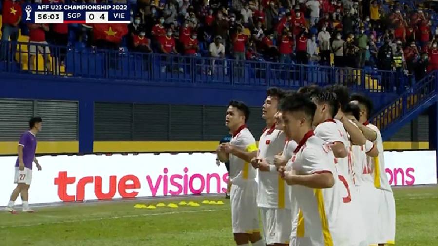 KẾT QUẢ U23 Việt Nam 7-0 U23 Singapore: Màn hủy diệt của U23 Việt Nam