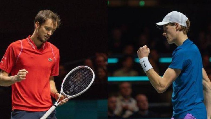 Kết quả tennis ngày 19/2: Medvedev và Sinner vào chung kết Rotterdam Open