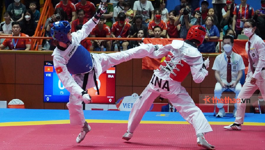 Taekwondo Việt Nam tham dự 15 nội dung tại SEA Games 32