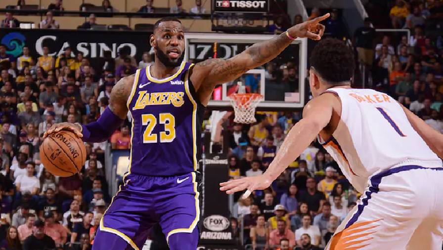 Lịch thi đấu bóng rổ NBA ngày 22/03: Phoenix Suns vs Los Angeles Lakers - Cân tài cân sức