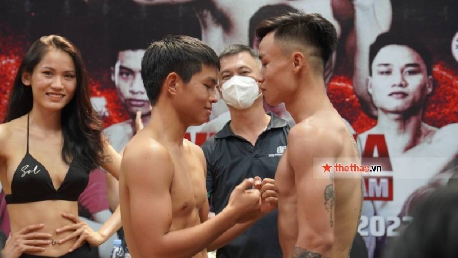 Hữu Toàn bình tĩnh, Hồng Đạt áp sát đối thủ ở họp báo sự kiện boxing WBA Asia: Vietnamese Dream