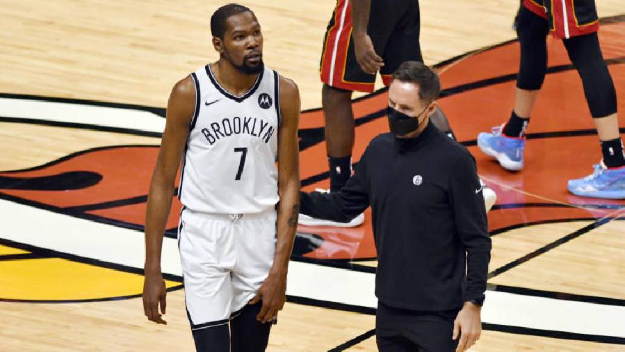Kevin Durant rời sân vì chấn thương, Brooklyn Nets lo sốt vó
