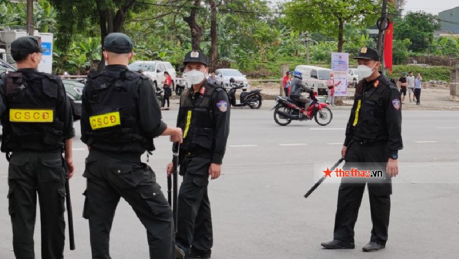Công tác an ninh trận U23 Việt Nam vs U20 Hàn Quốc được thắt chặt