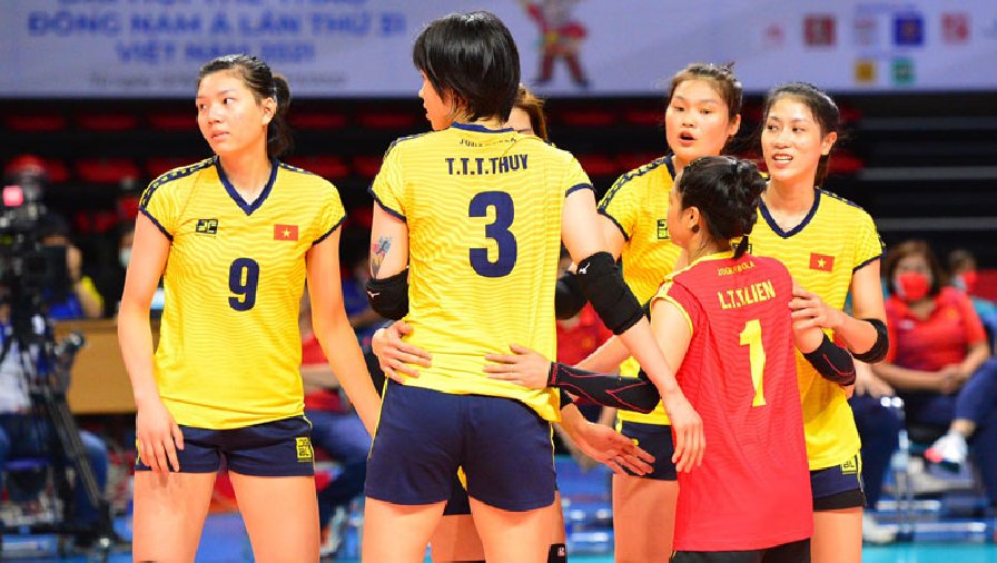 Đội tuyển bóng chuyền nữ Việt Nam cần bao nhiêu séc thắng để vào chung kết SEA Games 31?