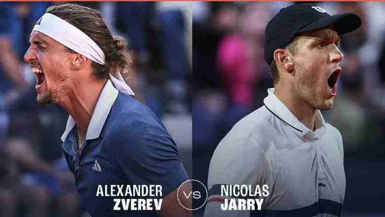 Trực tiếp tennis Zverev vs Jarry, Chung kết Rome Masters - 22h00 ngày 19/5