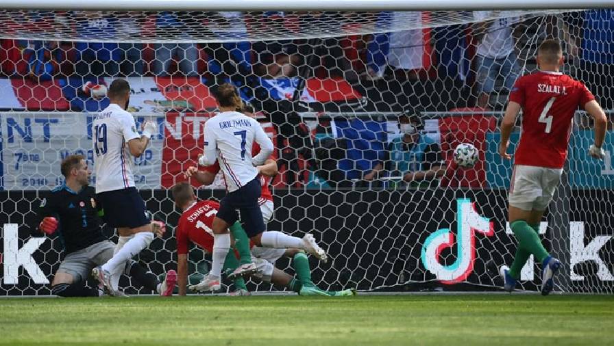Kết quả Hungary vs Pháp 1-1: Griezmann cứu rỗi Les Bleus