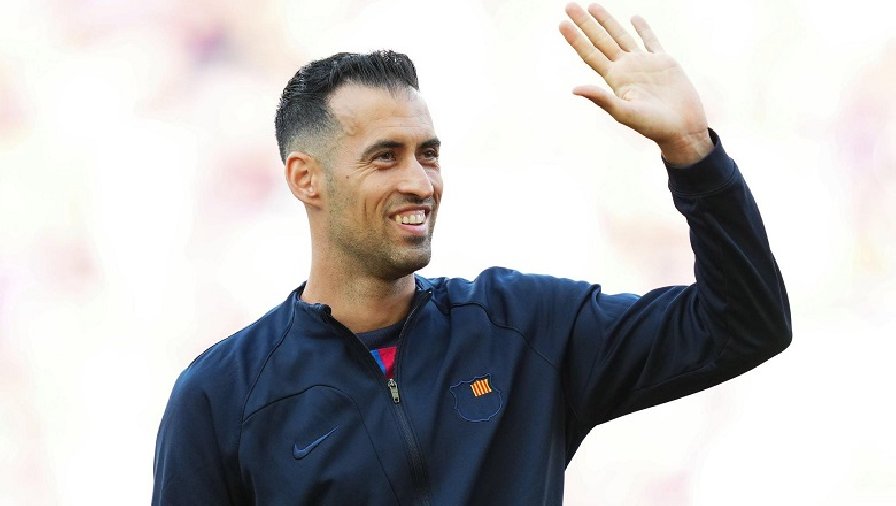 Sergio Busquets đạt thỏa thuận đến Inter Miami tái hợp Lionel Messi