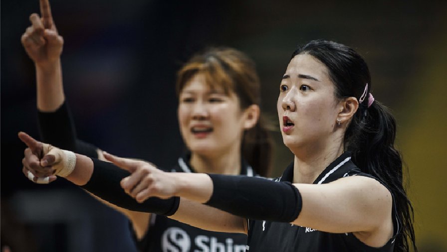 Tuyển bóng chuyền nữ Hàn Quốc có set thắng đầu tiên, vẫn đứng cuối bảng Volleyball Nations League 2023