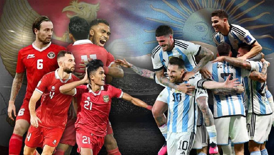 Xem trực tiếp Indonesia vs Argentina trên kênh nào, ở đâu?