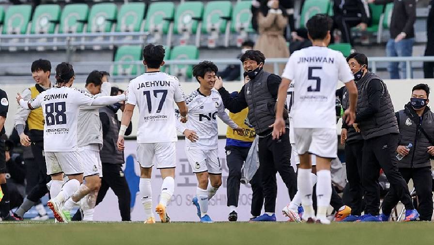 Kết quả bóng đá Seoul E-Land vs Gimcheon Sangmu, 17h30 ngày 19/7