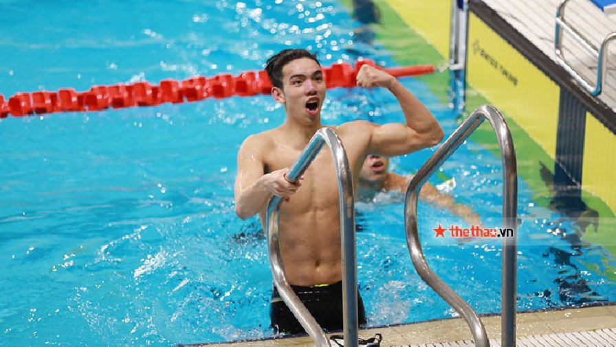 Nguyễn Huy Hoàng đủ chuẩn A môn bơi lội tại Olympic Paris 2024