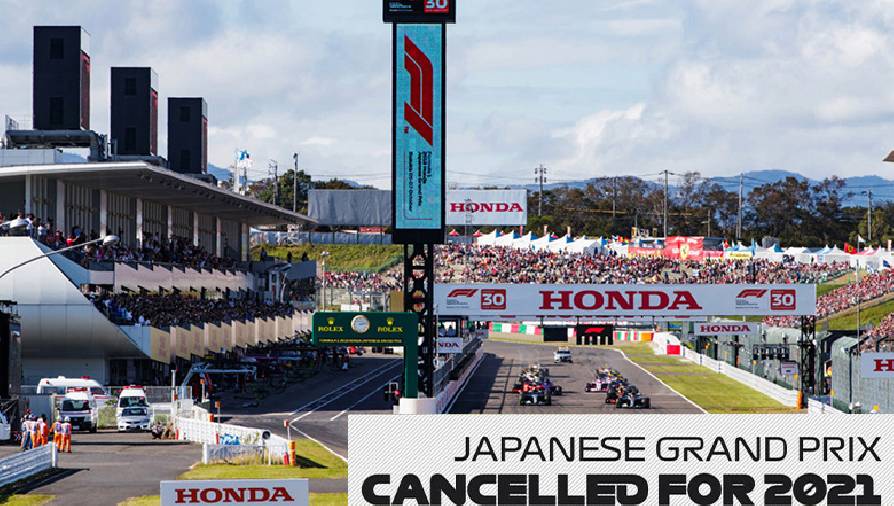 F1 hủy chặng Grand Prix Nhật Bản năm thứ 2 liên tiếp vì COVID-19
