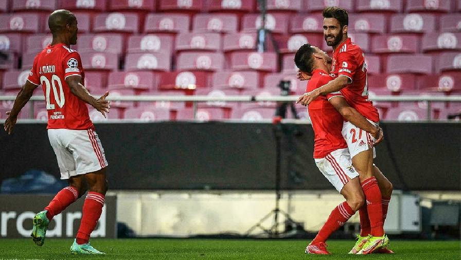 Kết quả vòng loại cúp C1, C2, C3 châu Âu 2021/22: Benfica, Shakhtar giành lợi thế