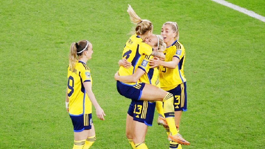Kết quả bóng đá Nữ Thụy Điển vs Nữ Australia: Siêu phẩm nhấn chìm chủ nhà