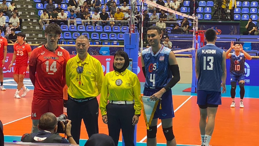 Tuyển bóng chuyền nam Thái Lan thua trắng Nhật Bản ở giải Vô địch châu Á 2023