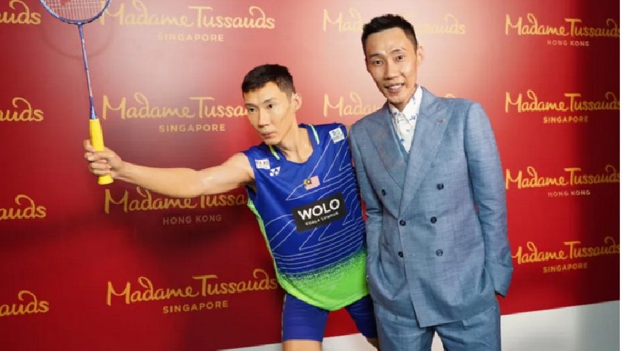 Lee Chong Wei được tạc tượng tại Bảo tàng Sáp Madame Tussauds Singapore
