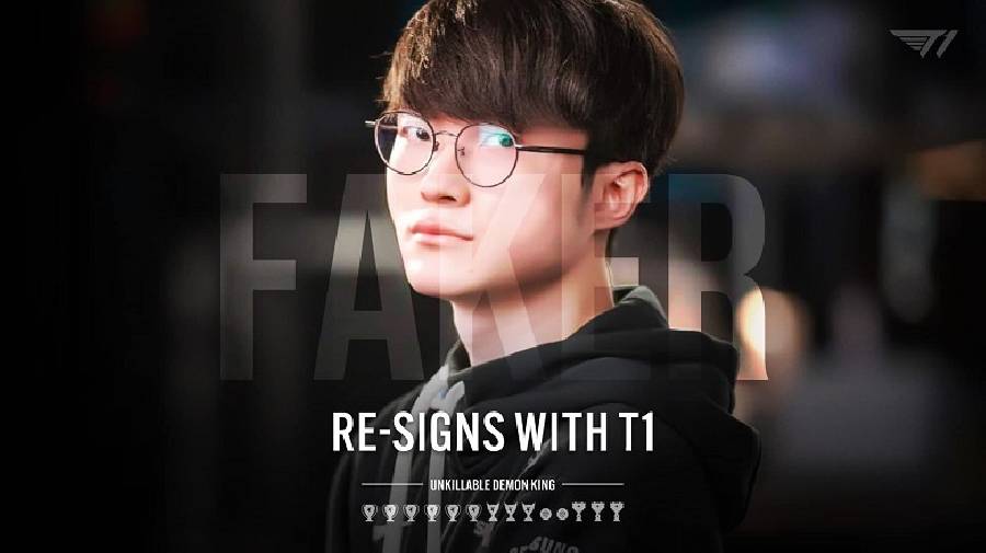 LCK: Faker tái ký hợp đồng với T1