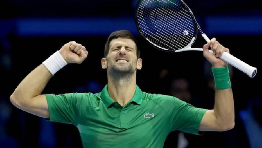 Djokovic cân bằng thành tích khủng của Nadal khi vào chung kết ATP Finals 2022