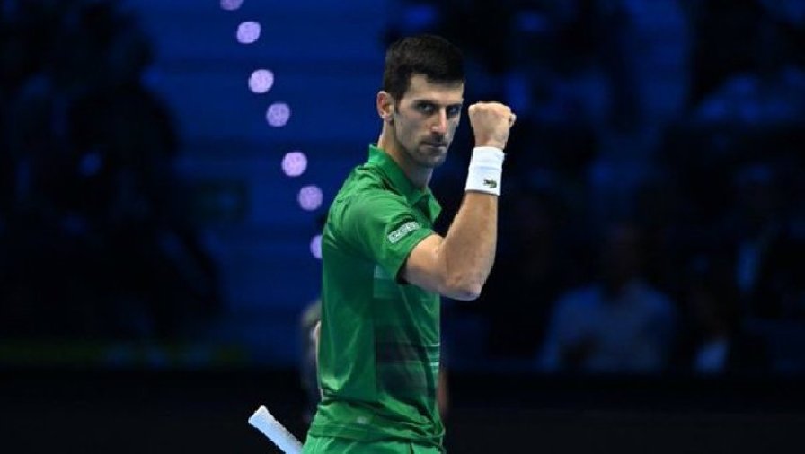 Djokovic hạ Fritz sau 2 loạt tie-break, lần thứ tám vào chung kết ATP Finals
