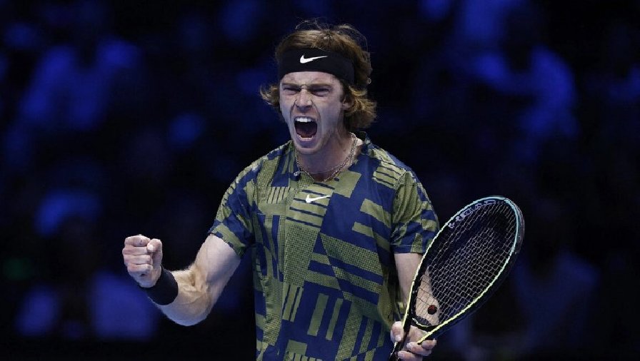 Kết quả tennis hôm nay 19/11: Rublev giành vé cuối cùng vào bán kết ATP Finals