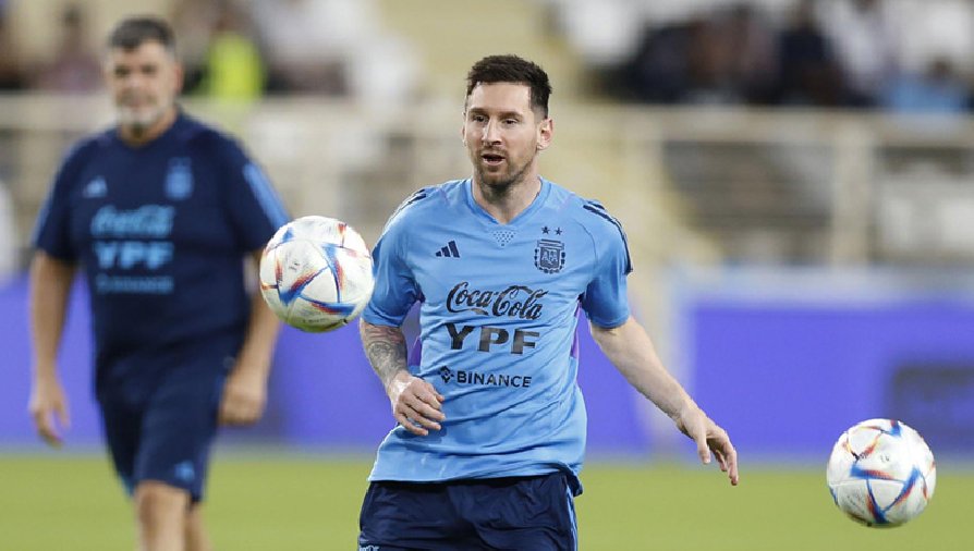 Messi, Di Maria tập riêng ở buổi đầu của ĐT Argentina