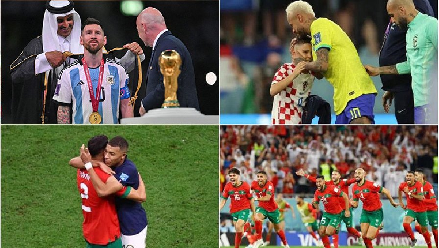 10 khoảnh khắc đáng nhớ nhất World Cup 2022: Những cú sốc, giọt nước mắt và cúp vàng cho Messi