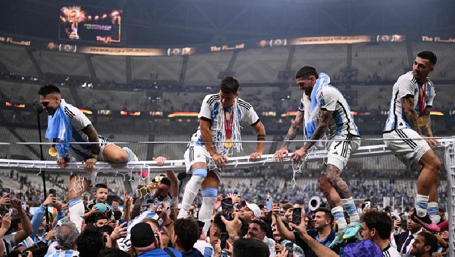 Argentina vươn lên vị trí thứ 4 trong danh sách các đội từng vô địch World Cup