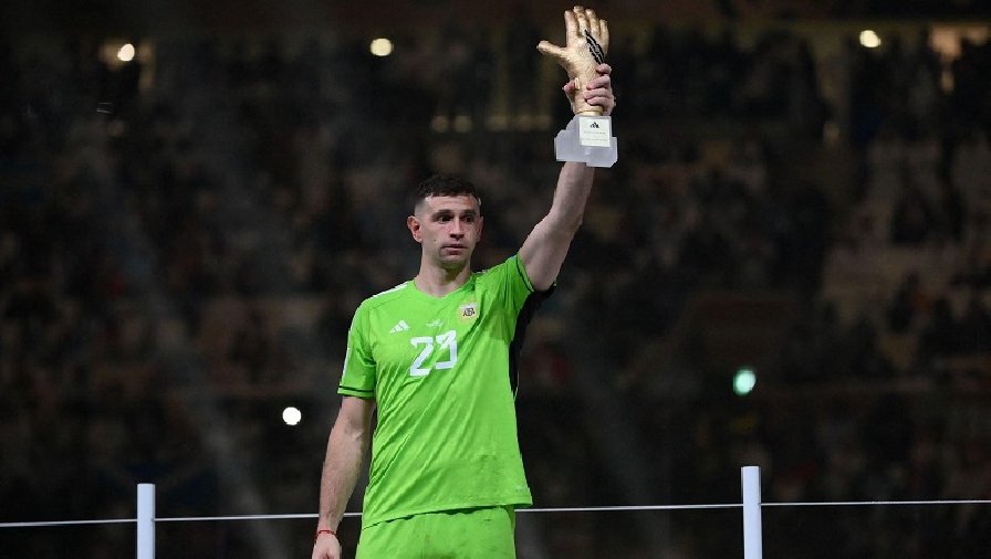 Emiliano Martinez giành ‘Găng vàng’ cho Thủ môn xuất sắc nhất World Cup 2022