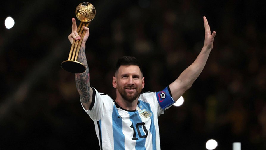 Messi làm nên lịch sử khi giành Quả bóng vàng World Cup 2022
