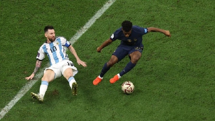 Messi mất bóng, gián tiếp giúp Mbappe gỡ hòa cho ĐT Pháp
