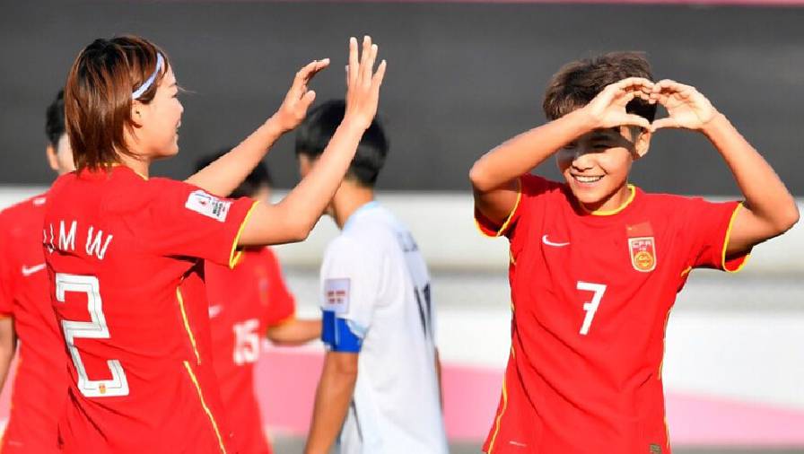 Kết quả Asian Cup nữ 2022: Chủ nhà gây thất vọng, Trung Quốc thị uy sức mạnh