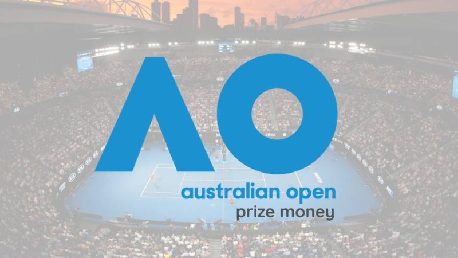 Tiền thưởng giải tennis Australian Open 2022 là bao nhiêu?