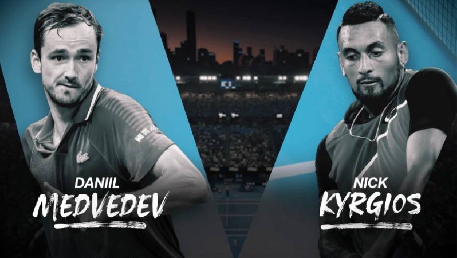Trực tiếp tennis Medvedev vs Kyrgios - Vòng 2 Australian Open, 15h00 ngày 20/1