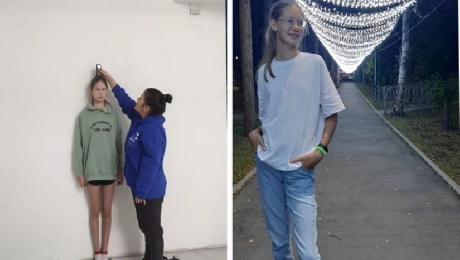 'Khủng long bóng chuyền' mới của Nga, 10 tuổi đã cao 1.90m