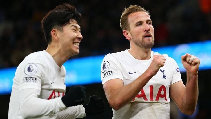 Kane và Son cùng chói sáng, Tottenham đánh sập ‘pháo đài’ của Man City