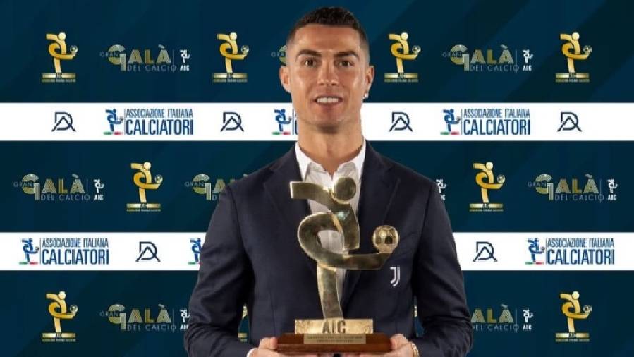 Cristiano Ronaldo được vinh danh ở 'Oscar bóng đá' Italia